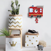 Children's Clock with Pendulum<br> Fire Truck My Wall Clock